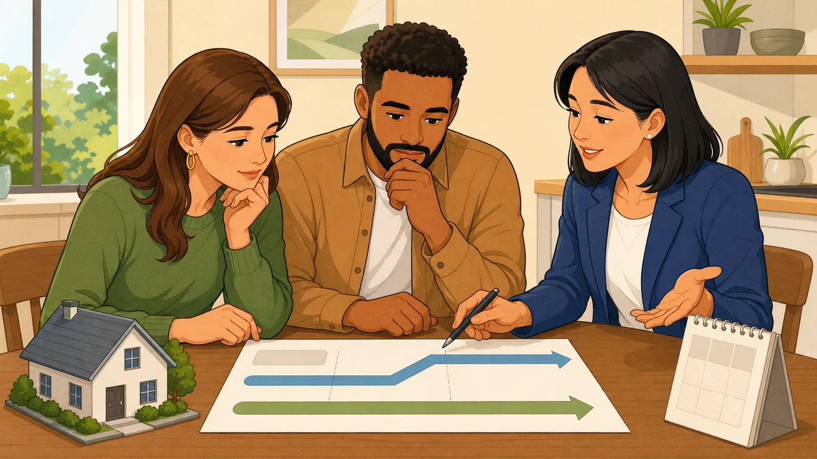 10/1 ARM Calculator: Reset Payment & Fixed Comparison instructional illustration
