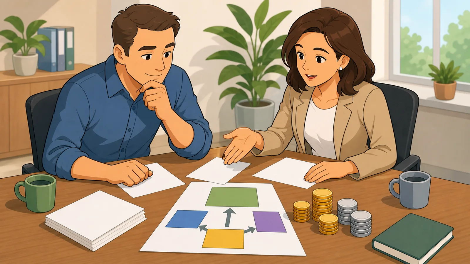 Additional Funds Needed Calculator instructional illustration