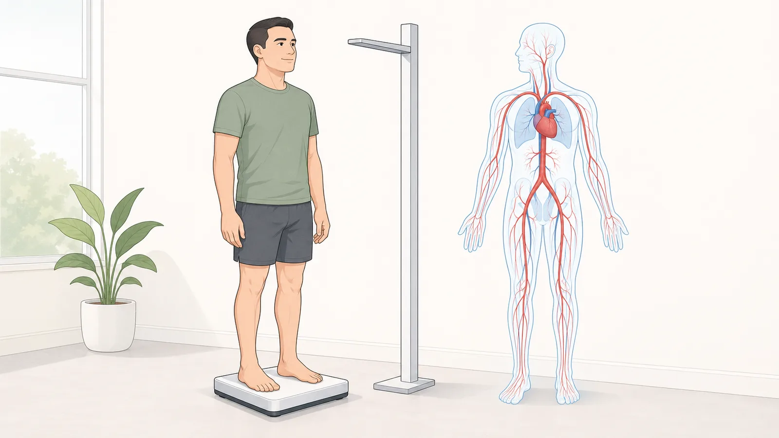 Blood Volume Calculator instructional illustration