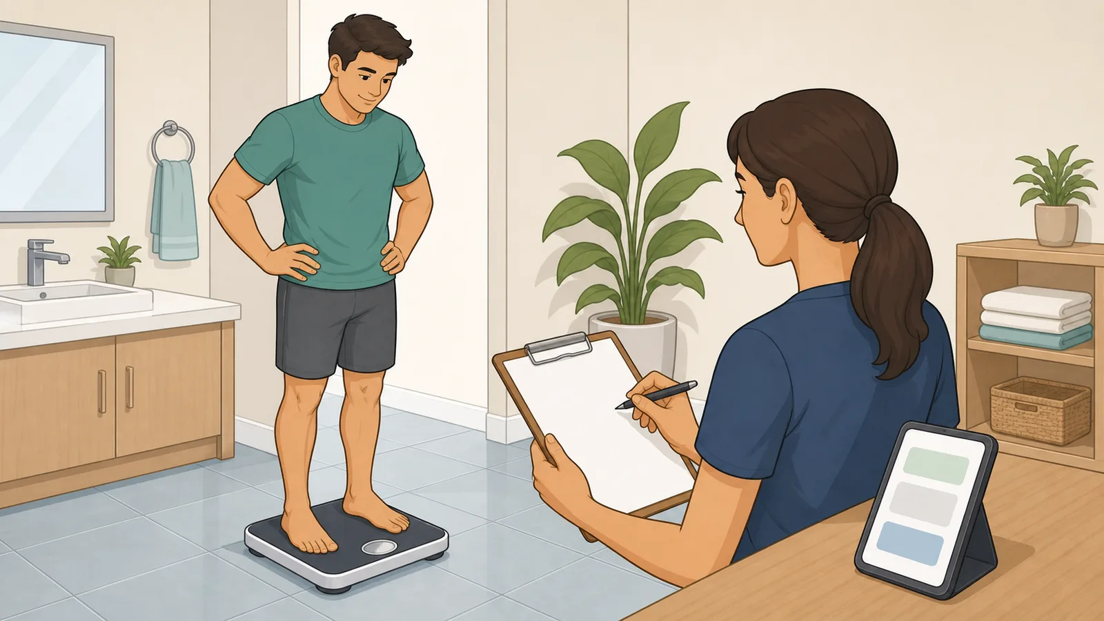 Body Weight Converter instructional illustration