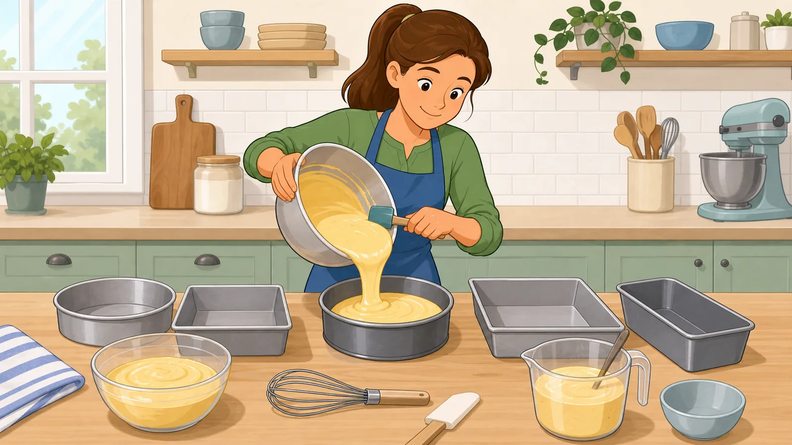 Cake Pan Converter instructional illustration