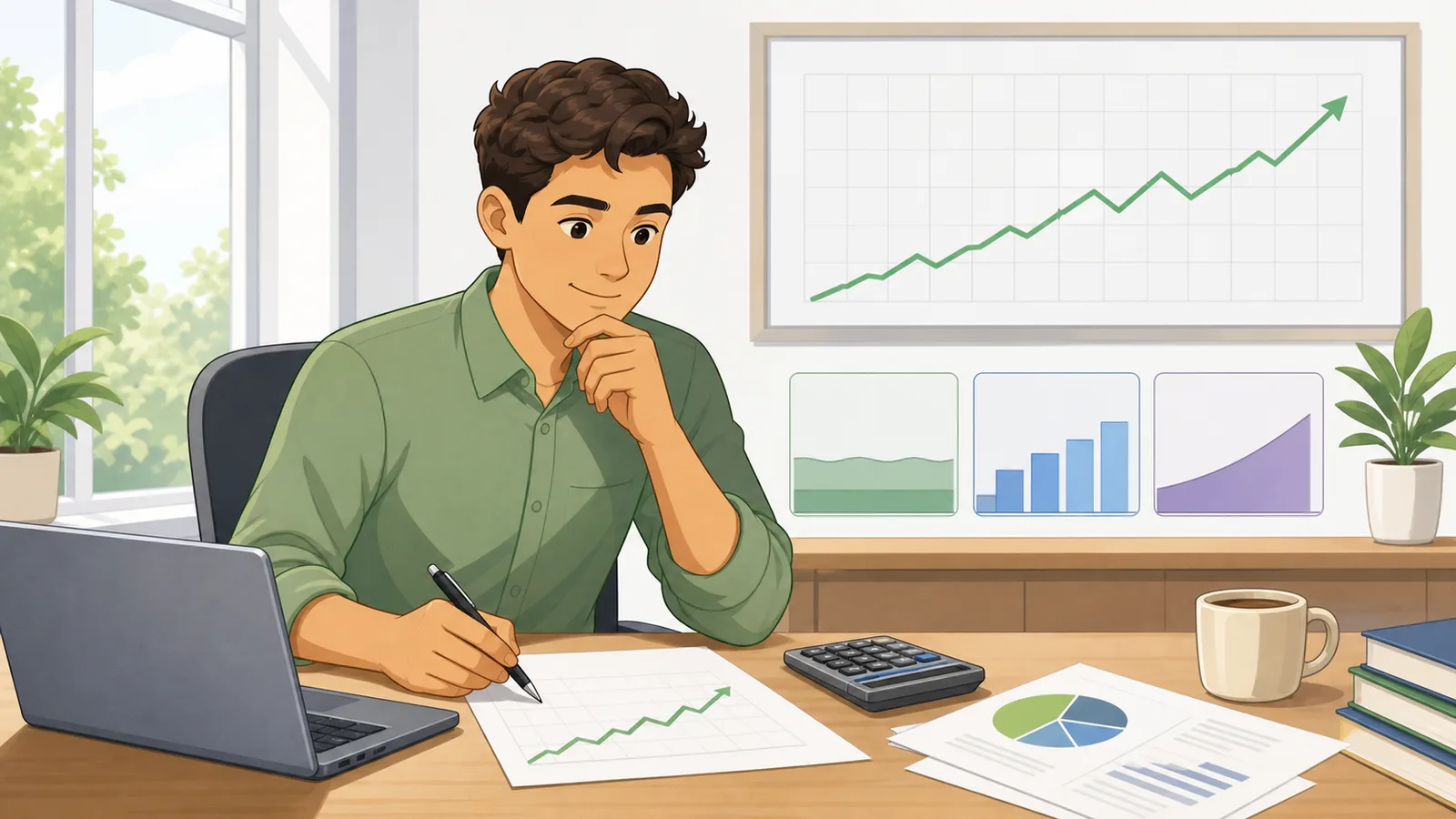 CAPM Calculator instructional illustration