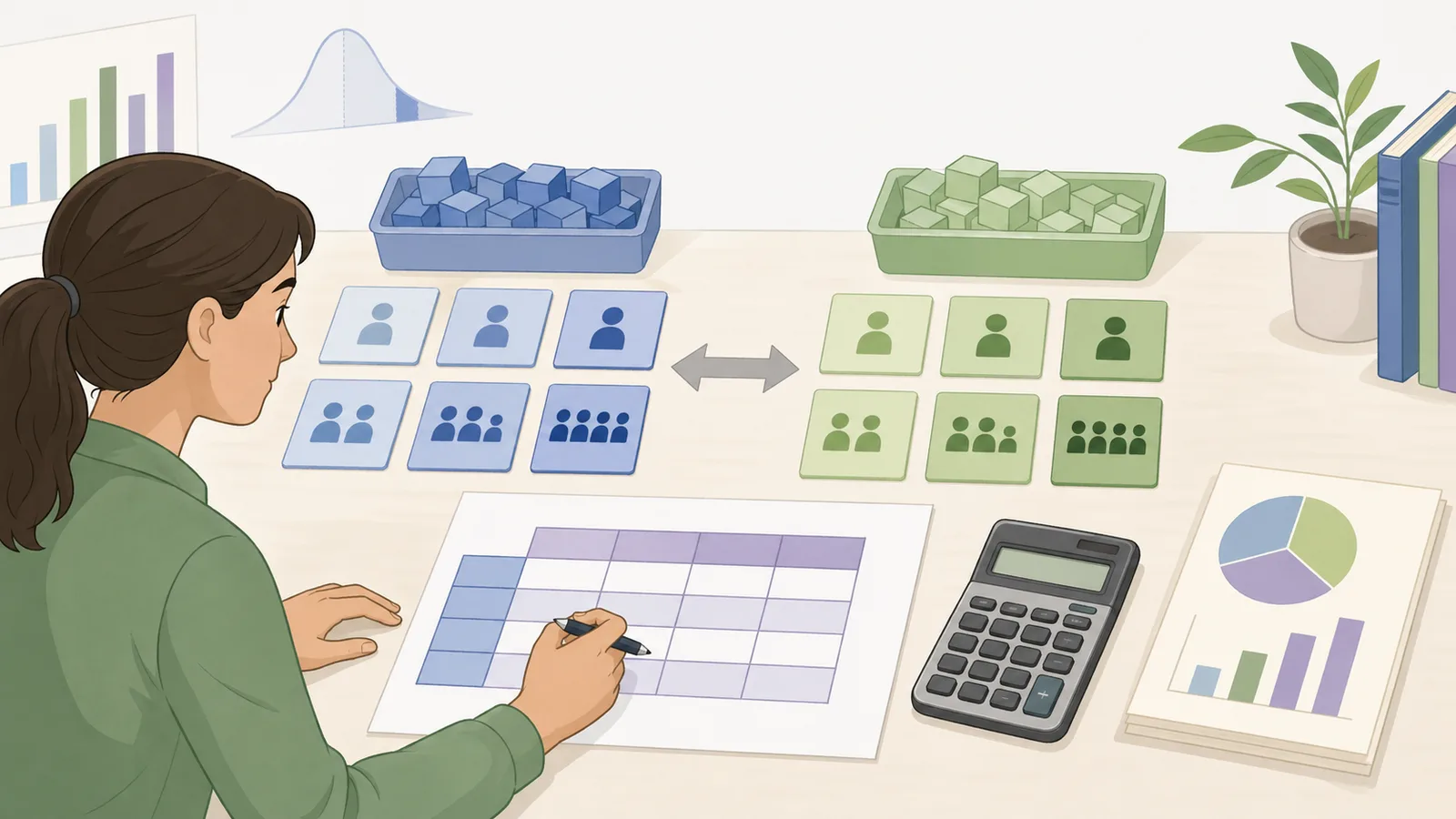 Chi-Square Calculator instructional illustration