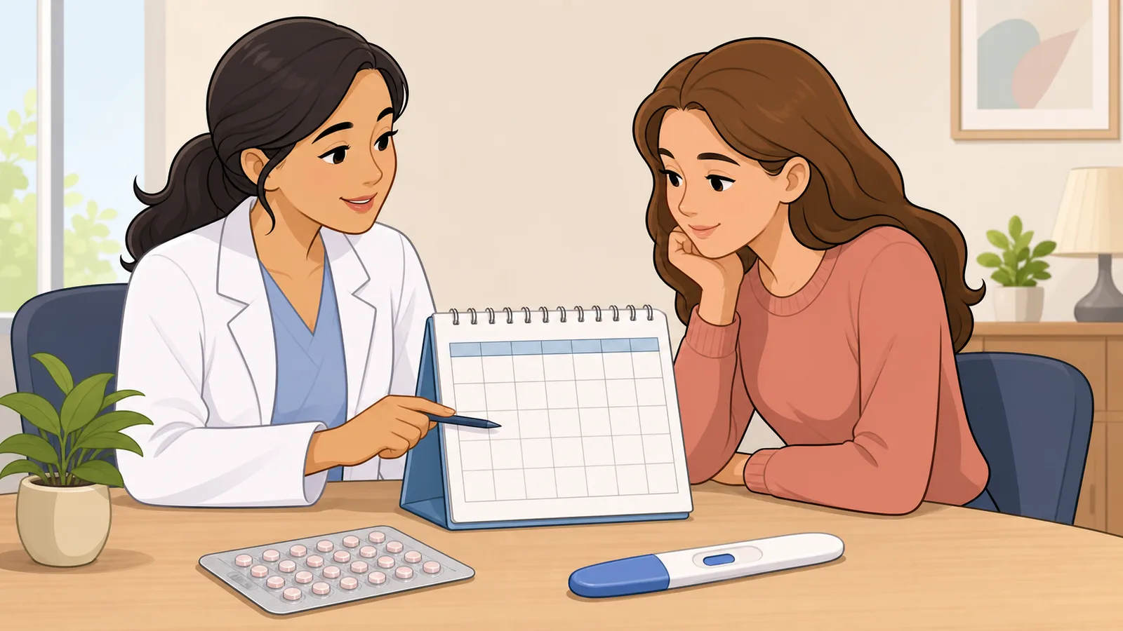Clomid Ovulation Calculator instructional illustration