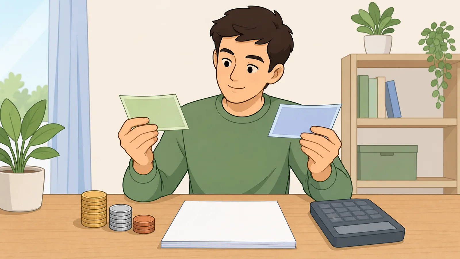 Currency Calculator instructional illustration