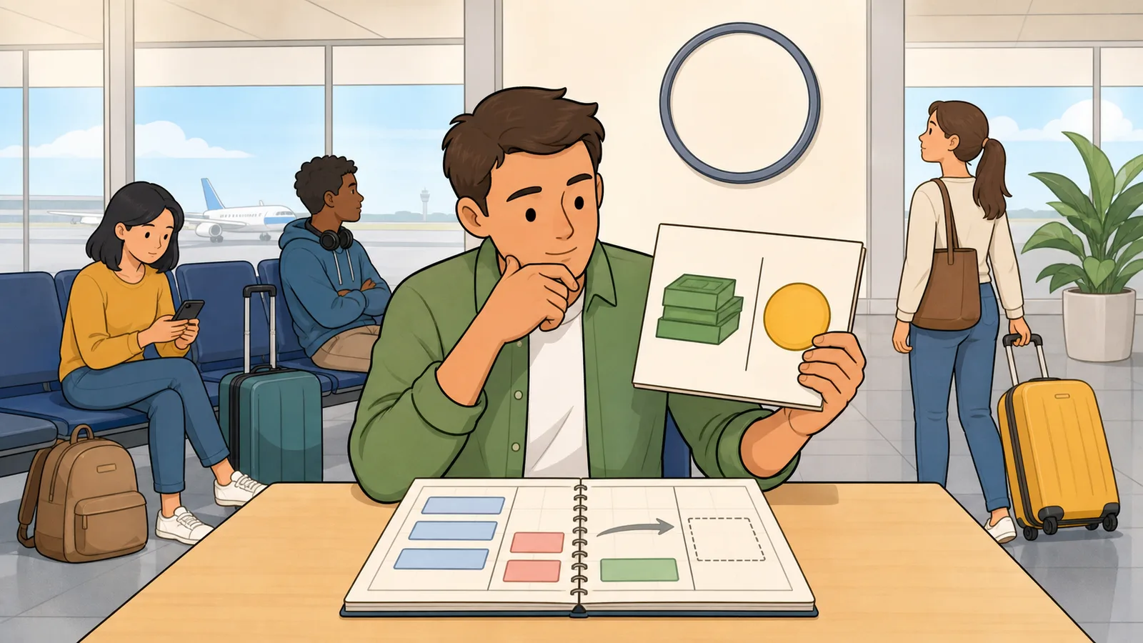 Delay Time Cost Calculator instructional illustration