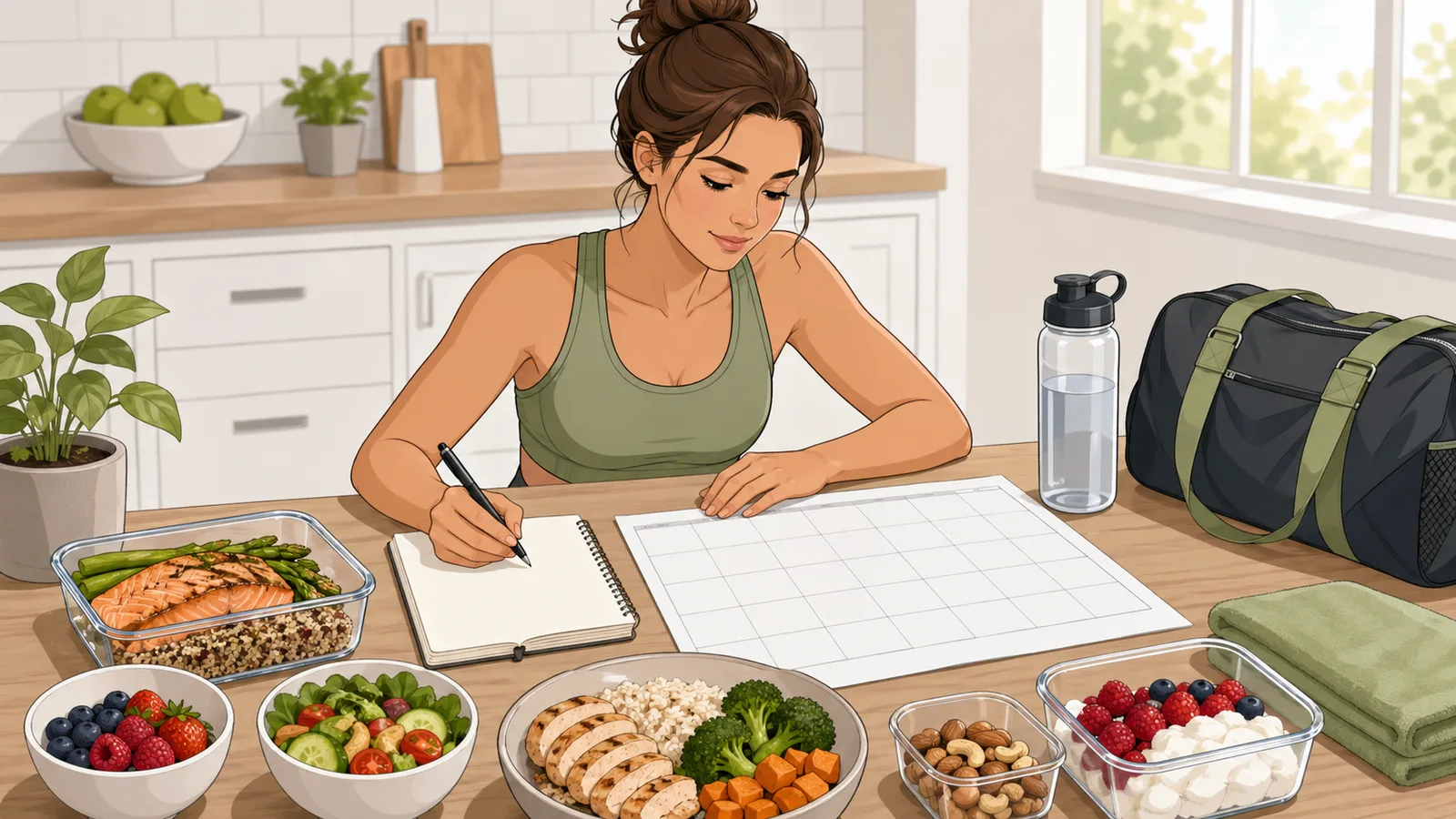 Diet Break Calculator instructional illustration