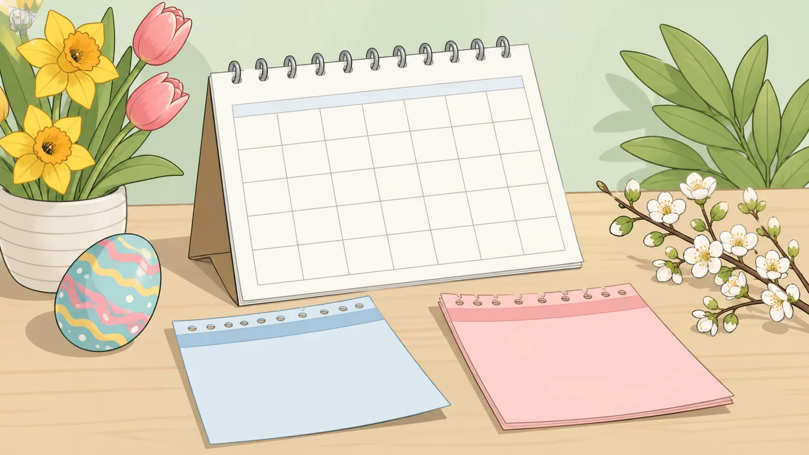 Easter Date Calculator instructional illustration
