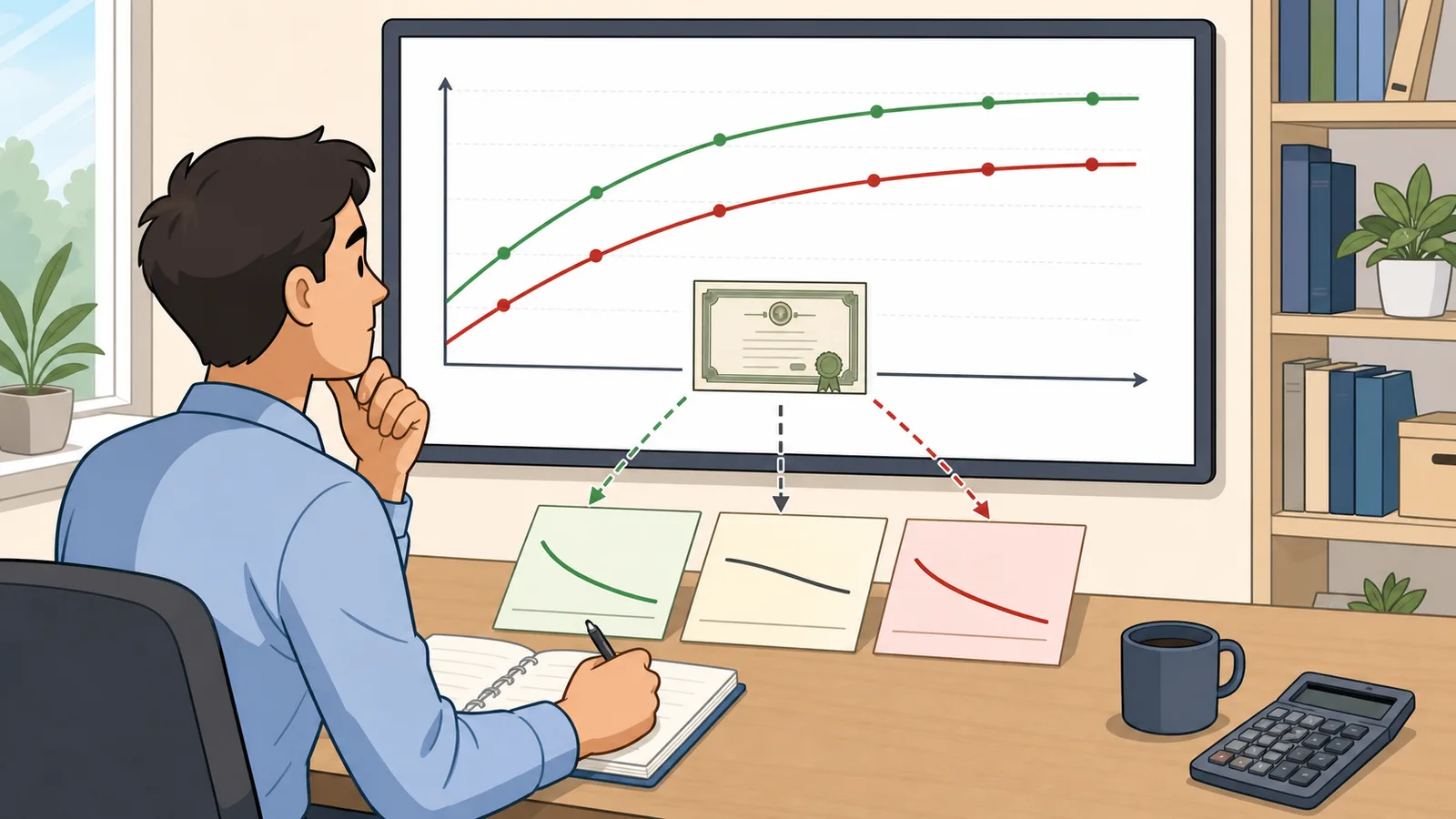 Effective Duration Calculator instructional illustration