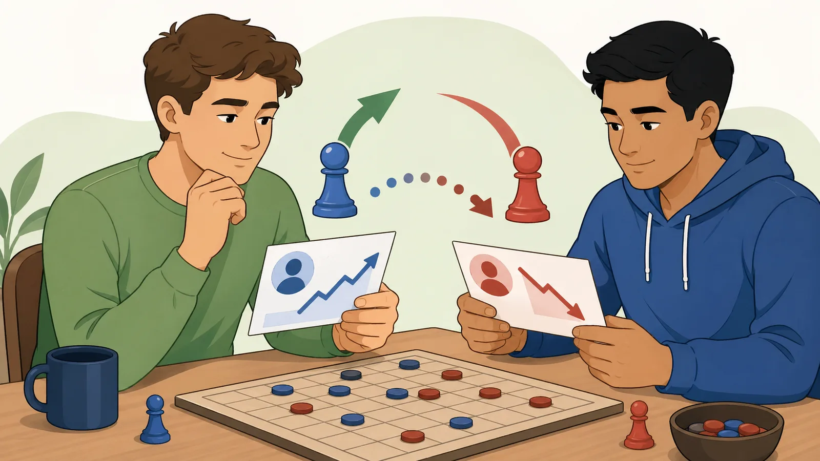 Elo Rating Calculator instructional illustration