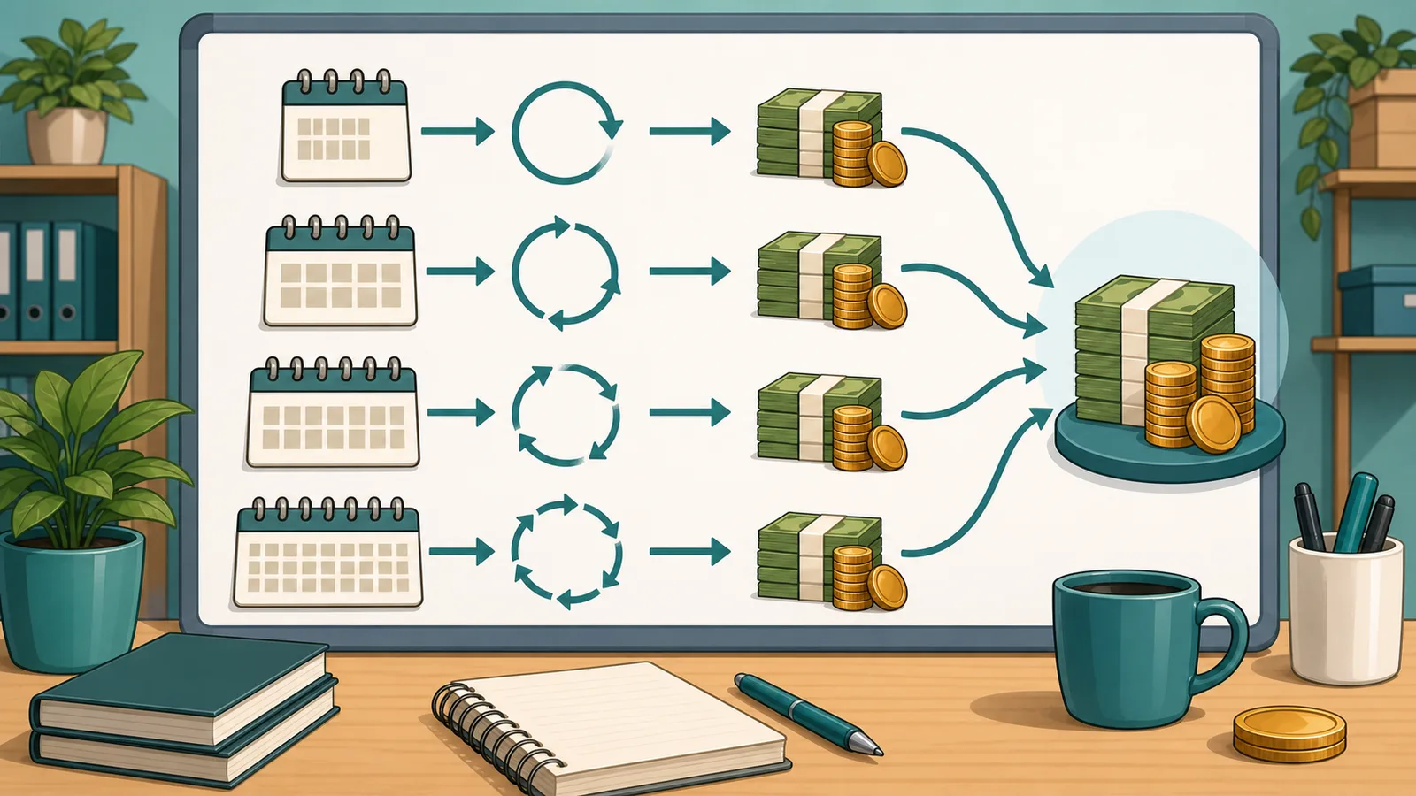 Equivalent Rate Calculator instructional illustration