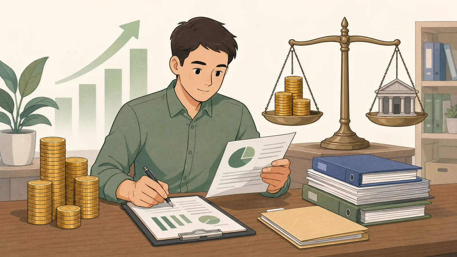 Interest Coverage Ratio Calculator instructional illustration