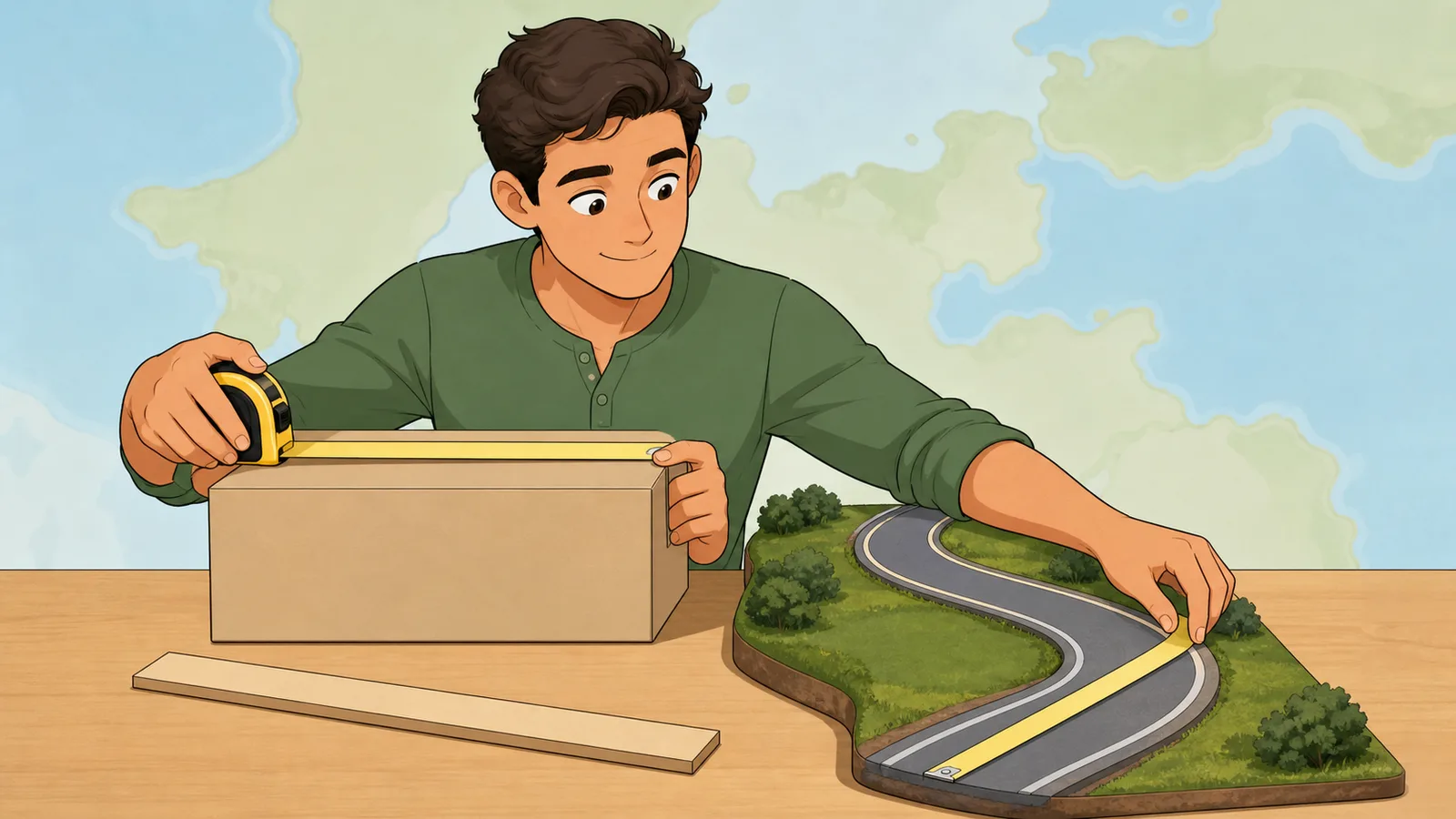 Length Converter instructional illustration