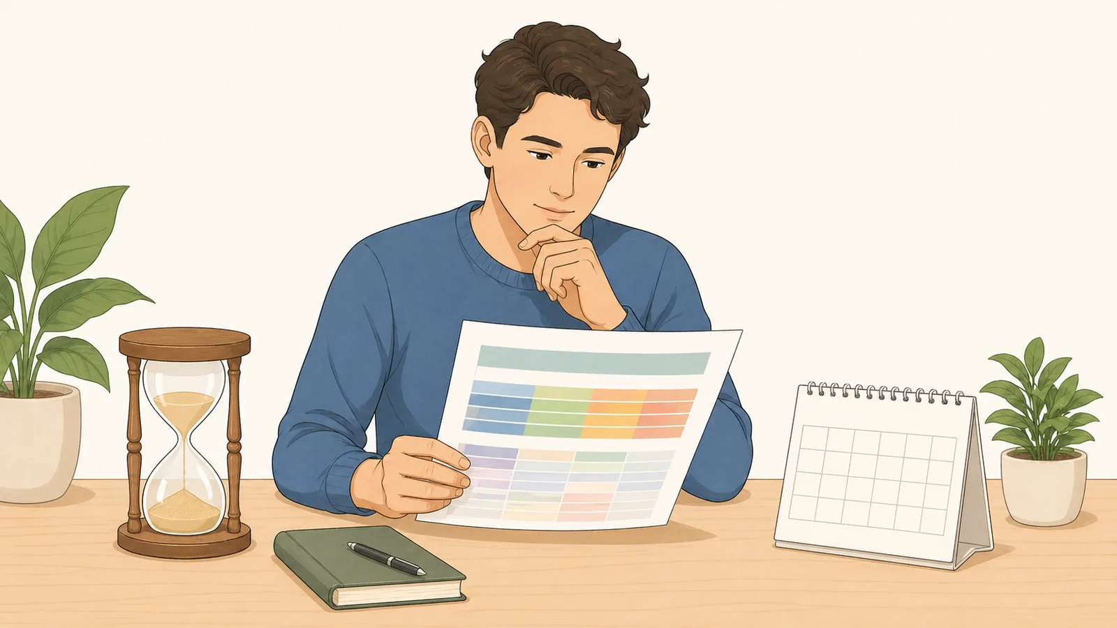 Life Expectancy Calculator instructional illustration
