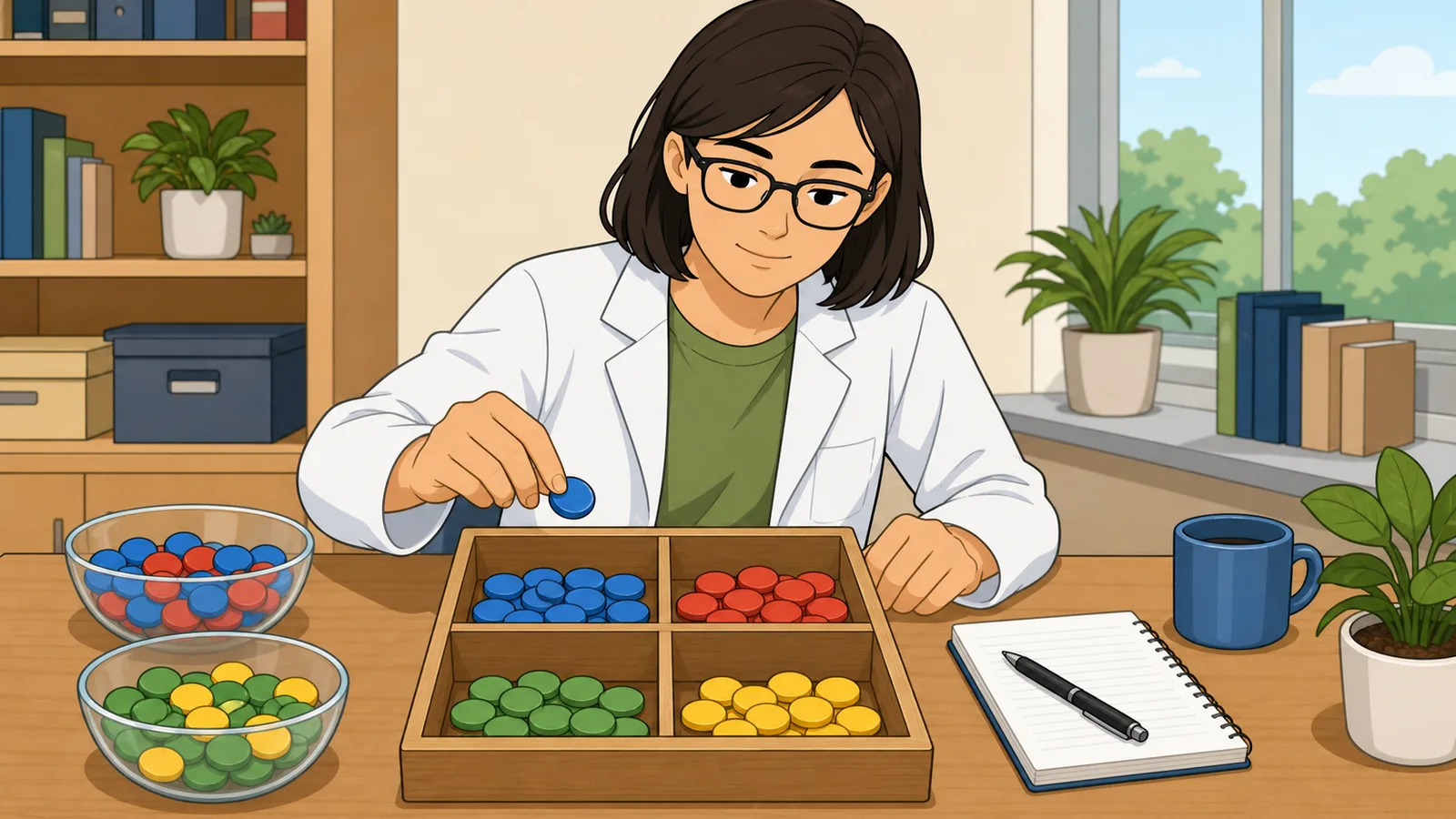 Odds Ratio Calculator instructional illustration