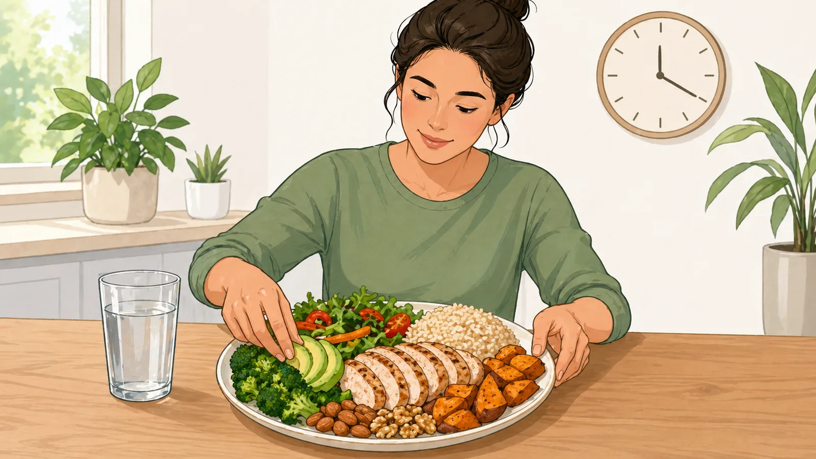 One Meal A Day Calculator instructional illustration
