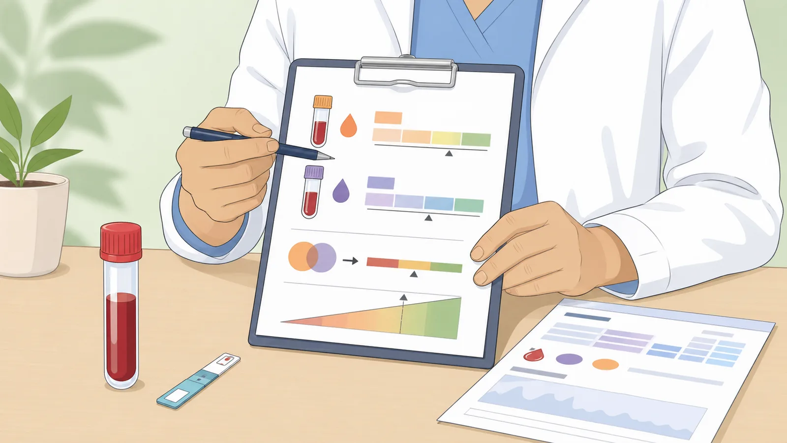 QUICKI Calculator instructional illustration