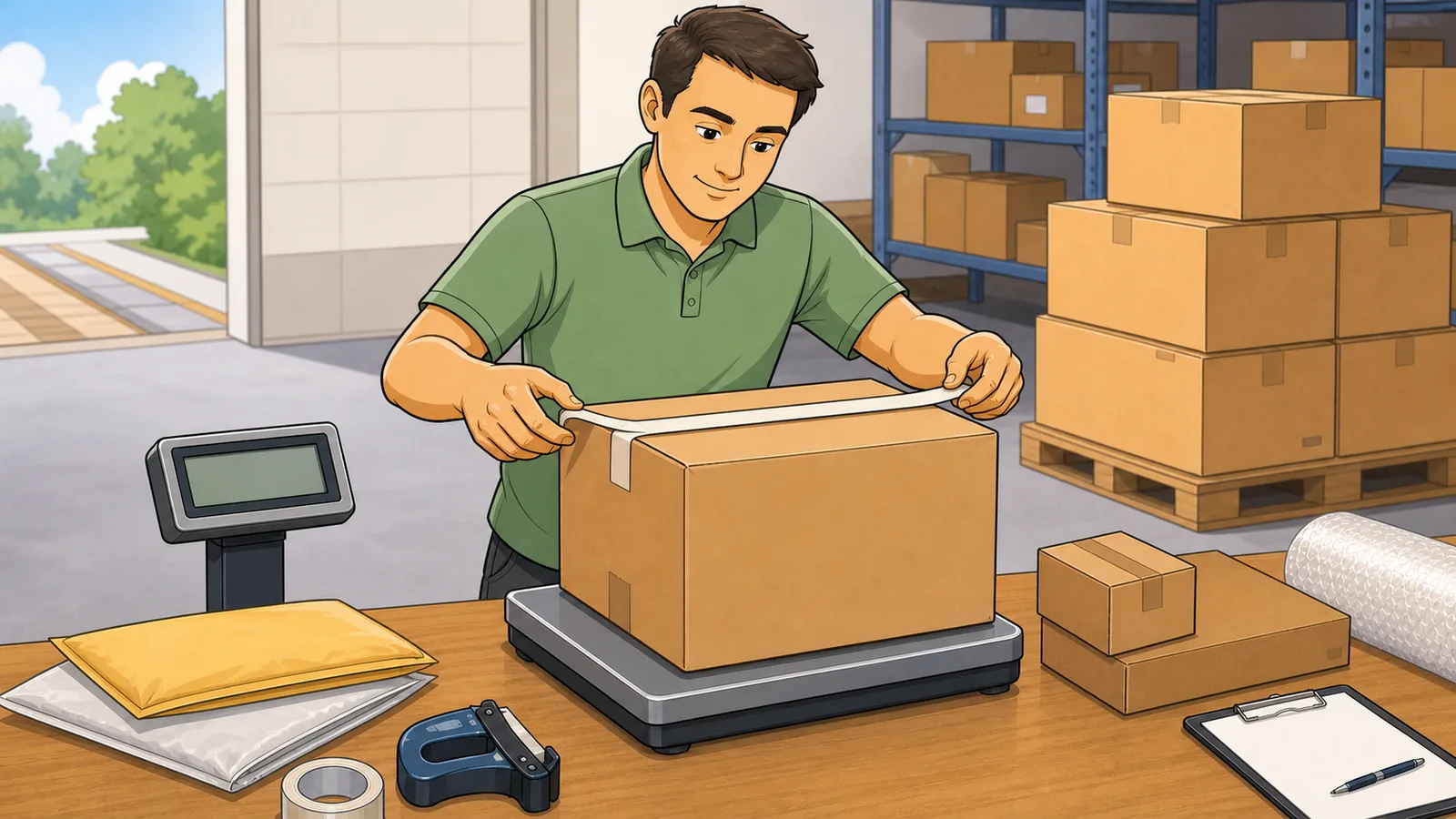 Shipping Weight Converter instructional illustration