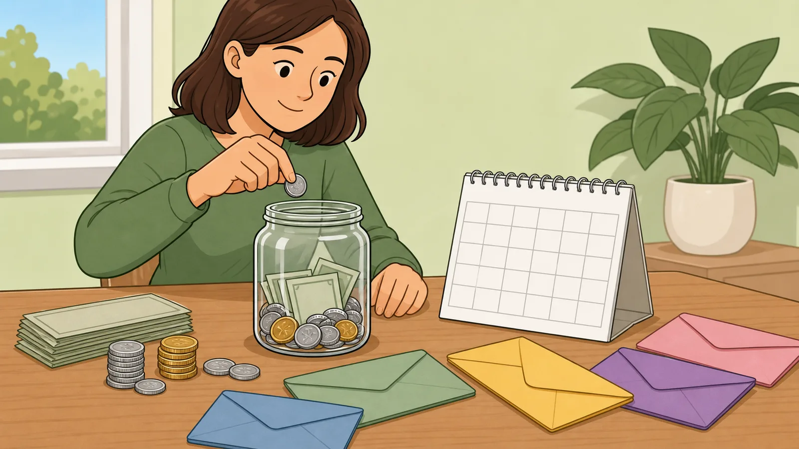 Sinking Fund Calculator instructional illustration