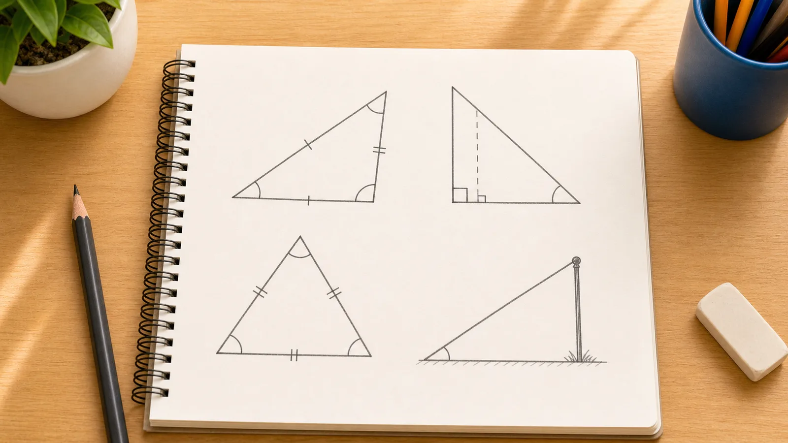 Triangle Calculator instructional illustration